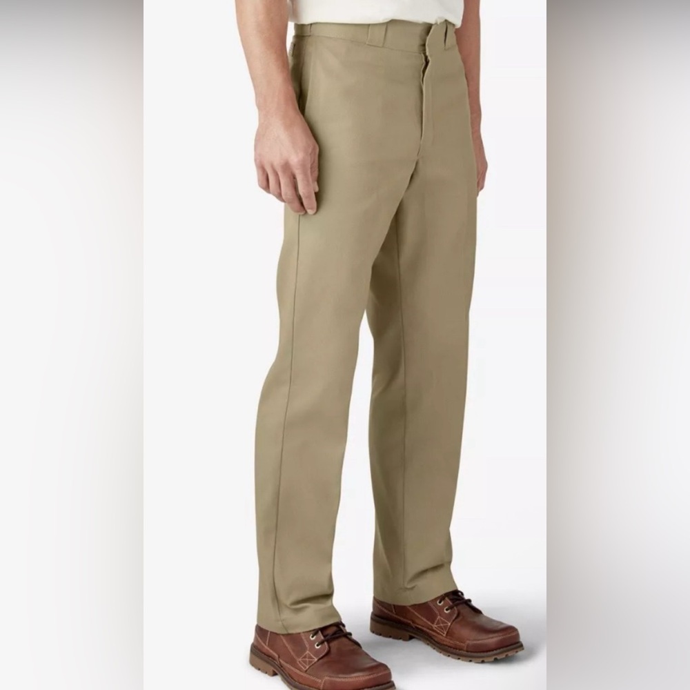 Dickies Size 34x34 Original Fit 874 Flex Khaki Work Office Uniform Men's Pant